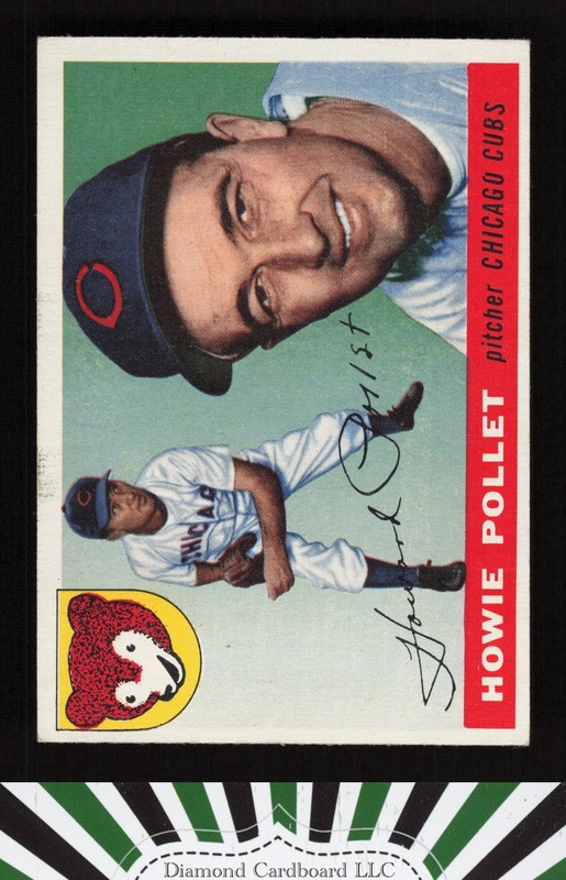 1955 Topps #76 Howie Pollet EX k, front