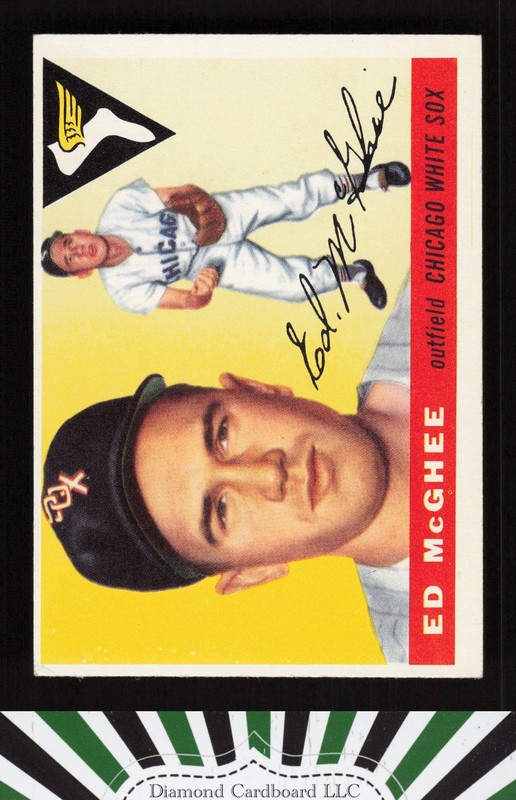 1955 Topps #32 Ed McGhee VGEX l, front