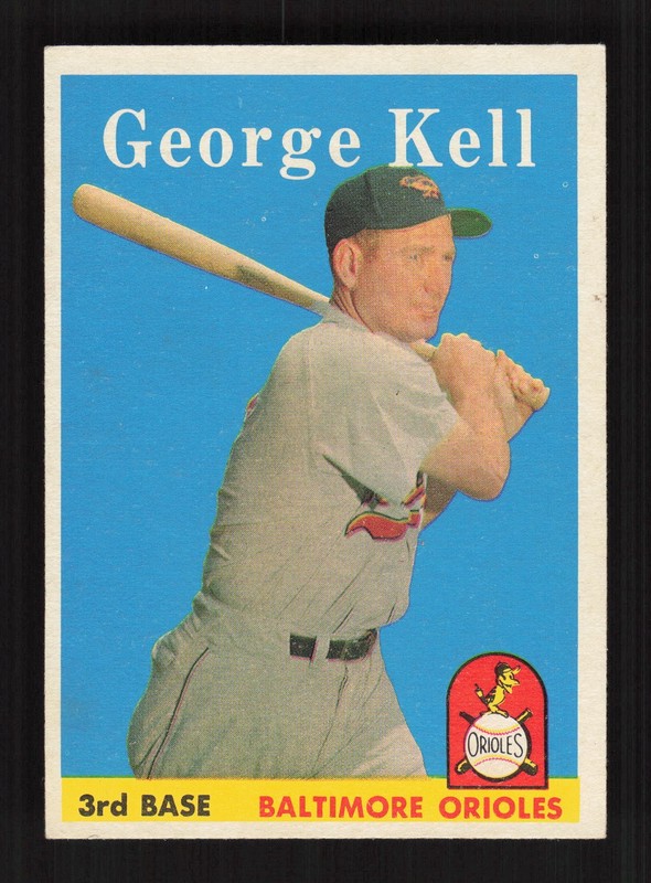 1958 Topps #40 George Kell VG+ g, front
