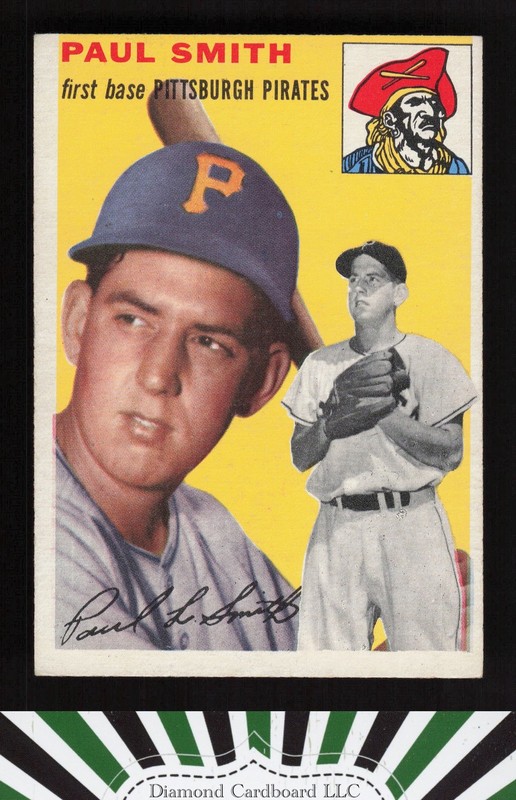 1954 Topps #11 Paul Smith VGEX g, front