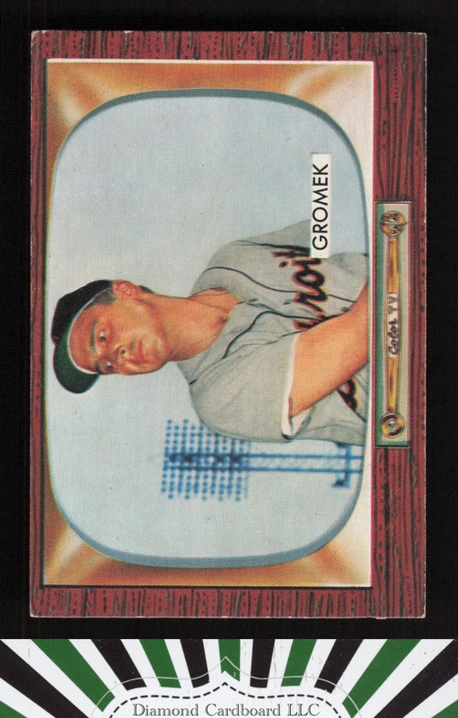 1955 Bowman #203 Steve Gromek EX, front