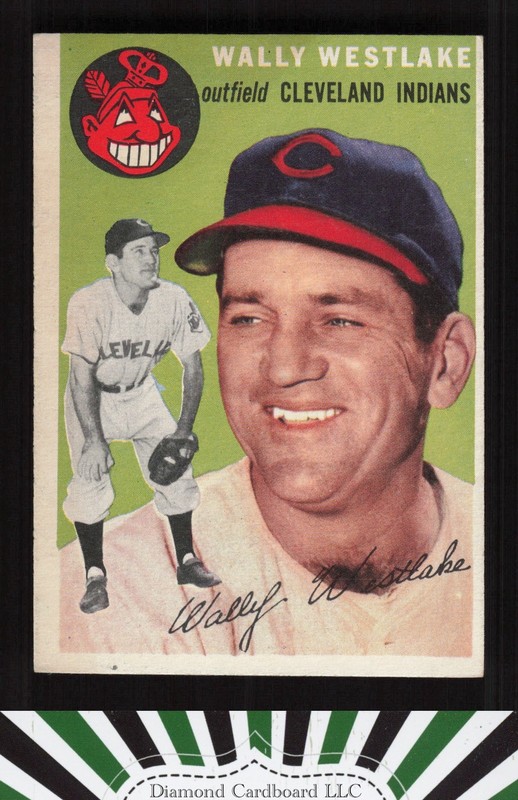 1954 Topps #92 Wally Westlake EX n, front