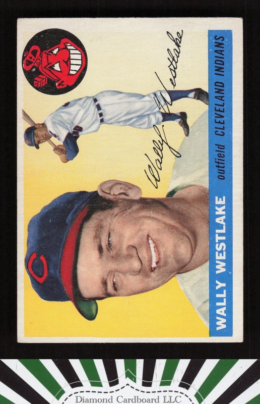 1955 Topps #102 Wally Westlake VGEX i, front
