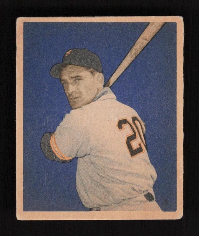 1949 Bowman #101 Sid Gordon VGEX, front