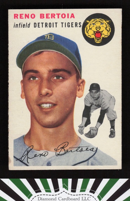 1954 Topps #131 Reno Bertoia EX (MK) d, front