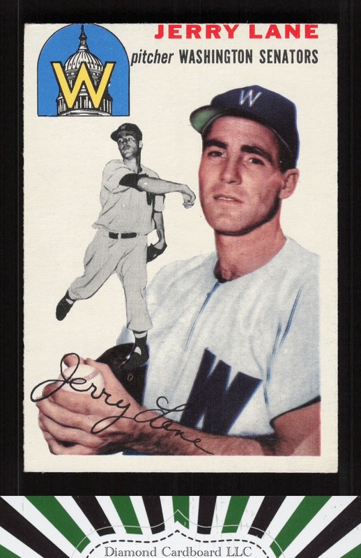 1954 Topps #97 Jerry Lane EX k, front