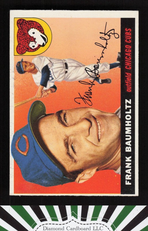 1955 Topps #172 Frank Baumholtz VGEX f, front