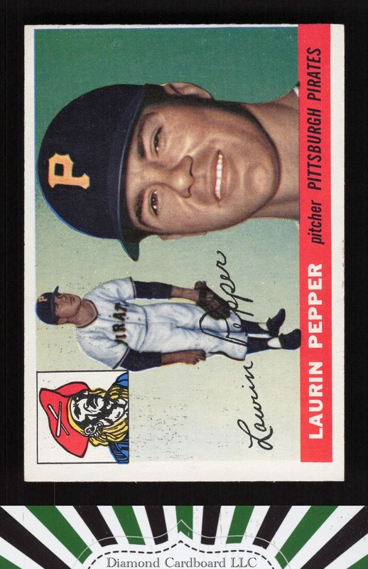 1955 Topps #147 Laurin Pepper VGEX i, front