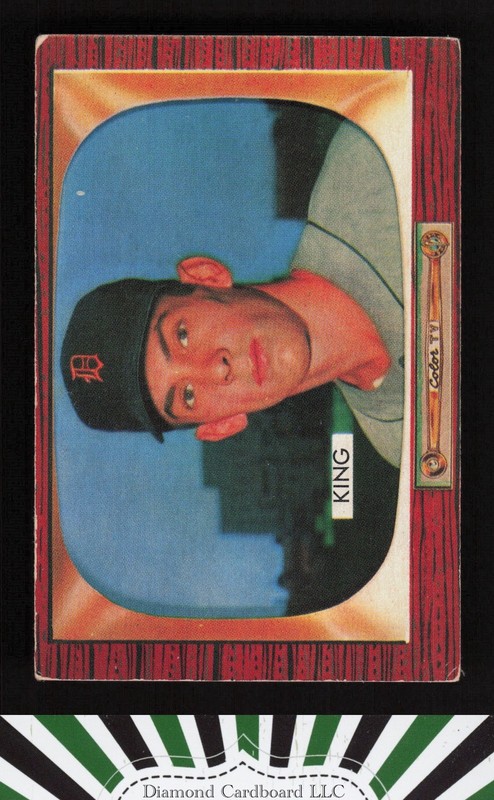 1955 Bowman #133 Chick King VGEX, front