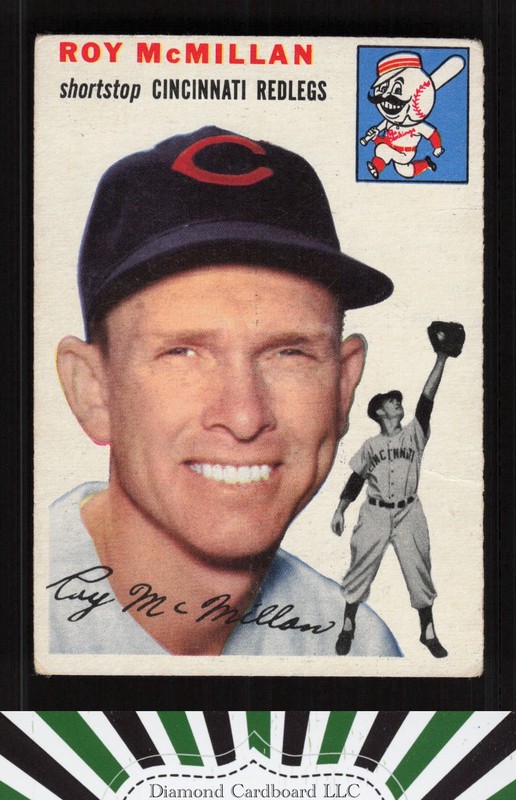 1954 Topps #120 Roy McMillan GD+ e, front