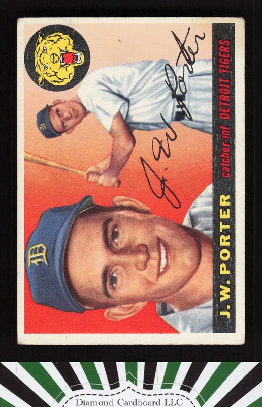 1955 Topps #49 J.W. Porter VG+ e, front