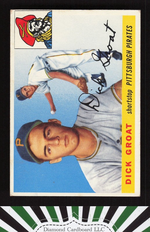 1955 Topps #26 Dick Groat VGEX+ m, front