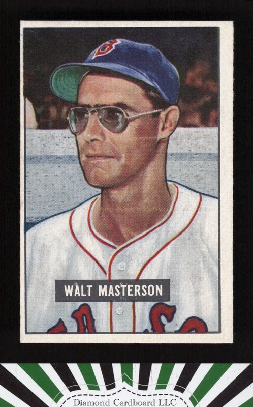 1951 Bowman #307 Walt Masterson VGEX+, front