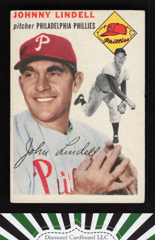 1954 Topps #51 Johnny Lindell VG+ m, front