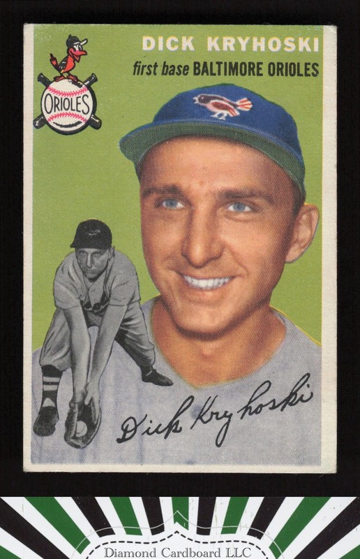 1954 Topps #150 Dick Kryhoski VGEX c, front