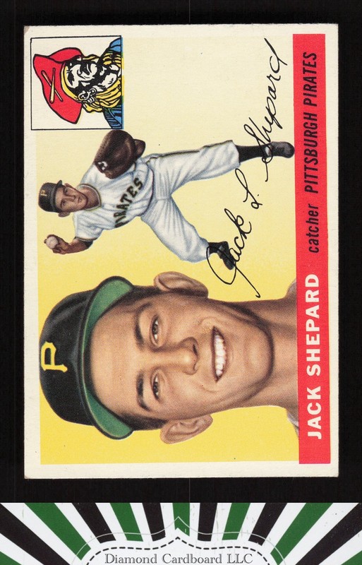1955 Topps #73 Jack Shepard VGEX+ d, front