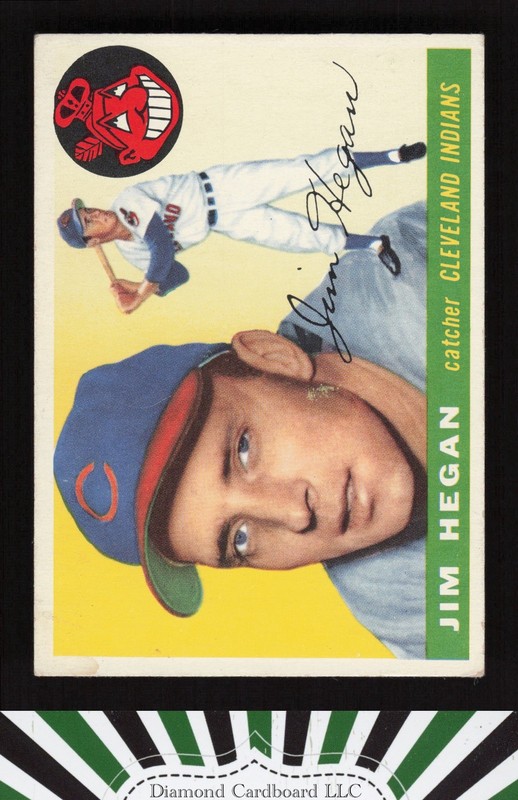 1955 Topps #7 Jim Hegan VG+ [CENTERED] f, front