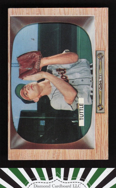 1955 Bowman #35 Bill Tuttle VGEX, front
