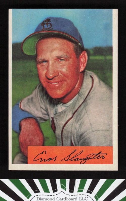 1954 Bowman #62 Enos Slaughter NM (MC) c, front