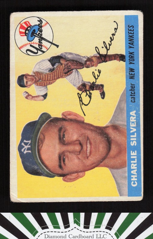 1955 Topps #188 Charlie Silvera GD a, front