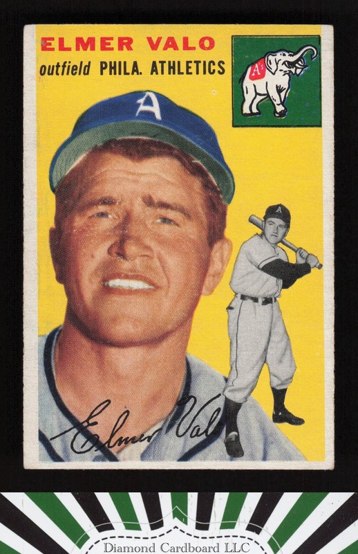 1954 Topps #145 Elmer Valo VG i, front