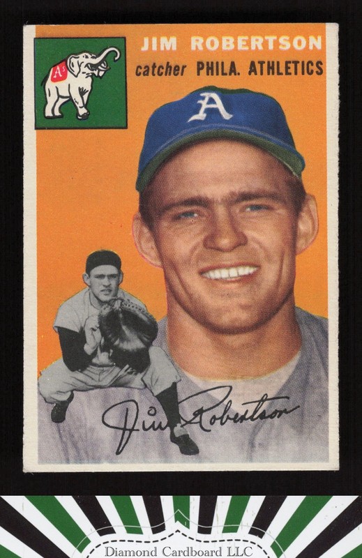 1954 Topps #149 Jim Robertson VGEX+ f, front