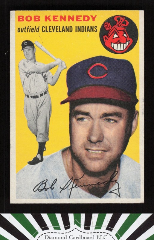1954 Topps #155 Bob Kennedy EX m, front