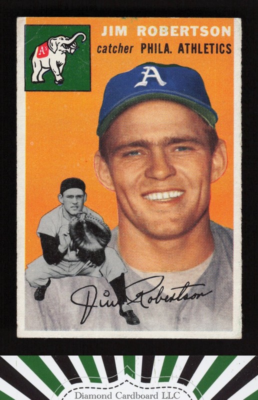 1954 Topps #149 Jim Robertson VG [NICELY CENTERED] j, front