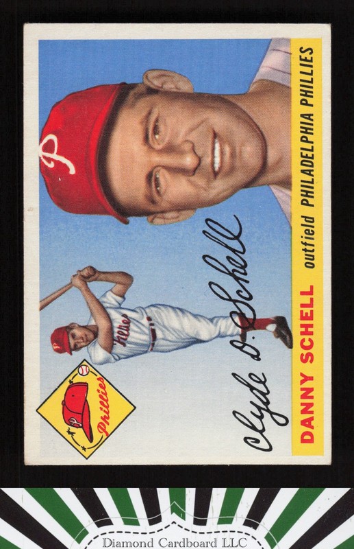1955 Topps #79 Danny Schell VGEX+ g, front