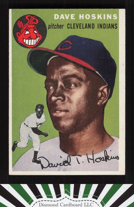1954 Topps #81 Dave Hoskins EXMT g, front