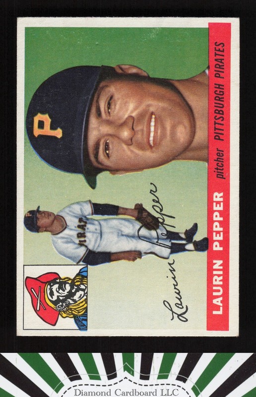 1955 Topps #147 Laurin Pepper VG+ e, front