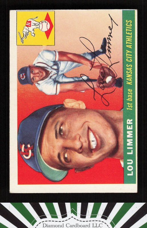 1955 Topps #54 Lou Limmer VGEX f, front