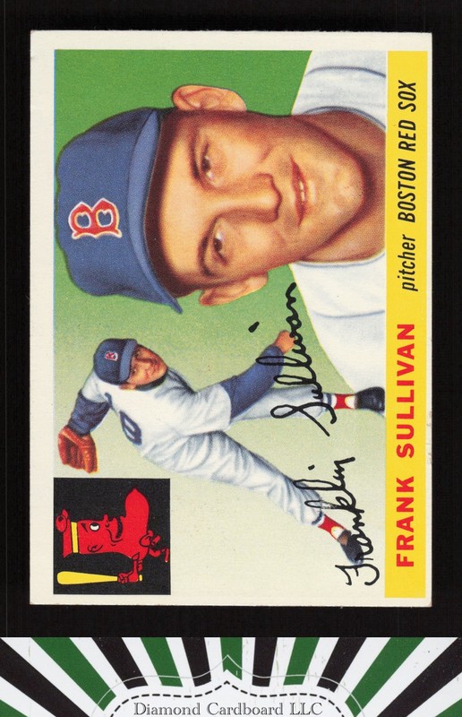 1955 Topps #106 Frank Sullivan VGEX p, front