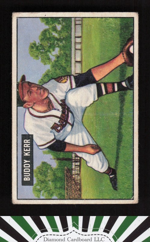 1951 Bowman #171 Buddy Kerr VG [CENTERED], front