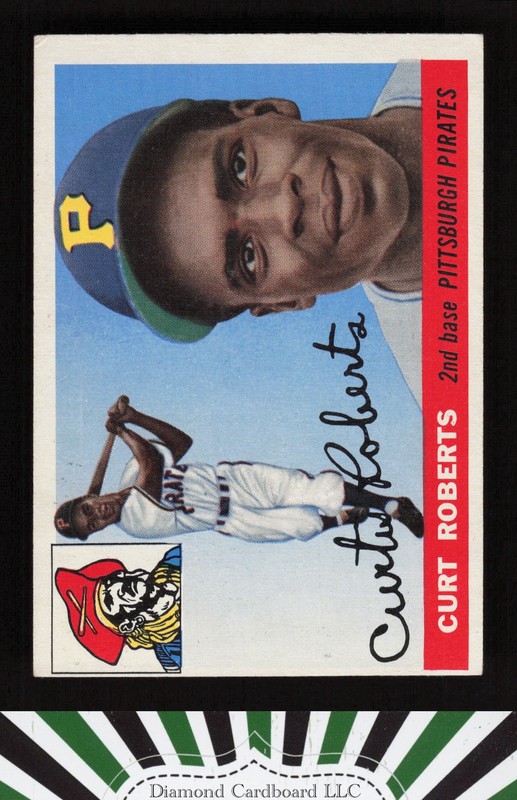 1955 Topps #107 Curt Roberts VGEX i, front
