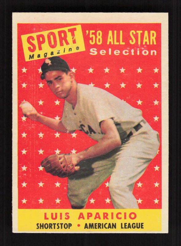 1958 Topps #483 Luis Aparicio NM (OC) e, front