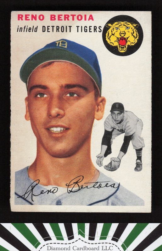 1954 Topps #131 Reno Bertoia VGEX (ST) o, front