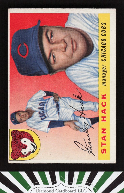 1955 Topps #6 Stan Hack VGEX i, front