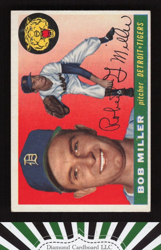 1955 Topps #9 Bob Miller GD+ k, front