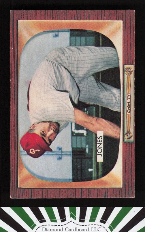 1955 Bowman #172 Willie Jones EX, front