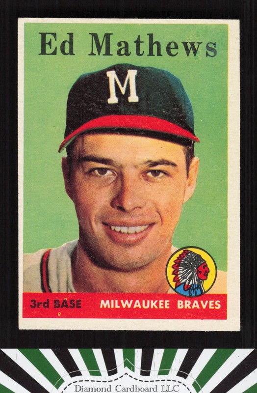 1958 Topps #440 Ed Mathews EXMT d, front
