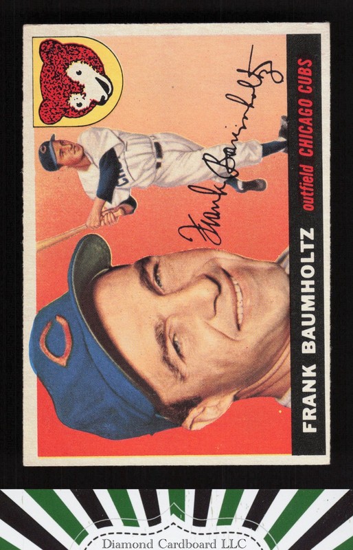 1955 Topps #172 Frank Baumholtz VGEX+ l, front