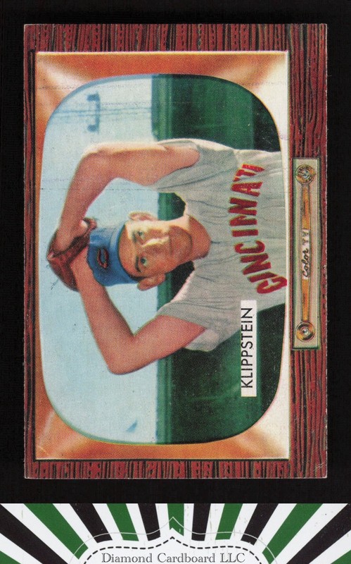 1955 Bowman #152 Johnny Klippstein VG, front