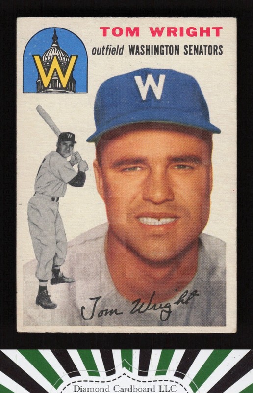 1954 Topps #140 Tom Wright VGEX c, front