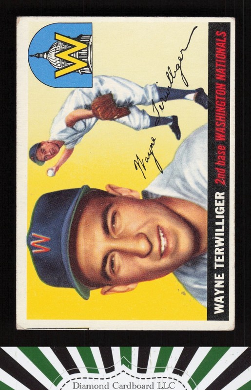 1955 Topps #34 Wayne Terwilliger VGEX d, front