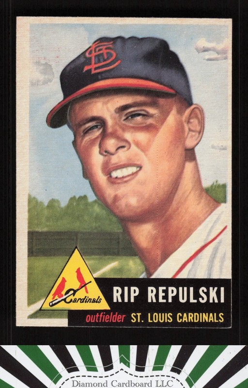 1953 Topps #172 Rip Repulski EXMT g, front