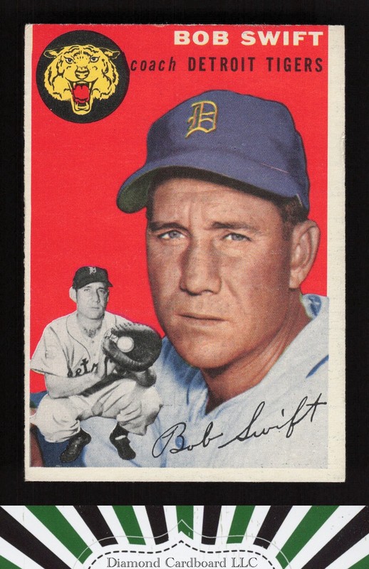 1954 Topps #65 Bob Swift VG d, front