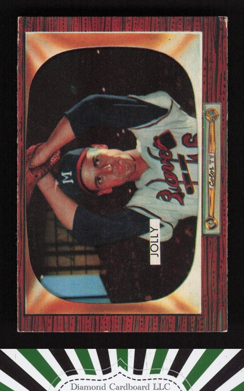 1955 Bowman #71 Dave Jolly VGEX, front