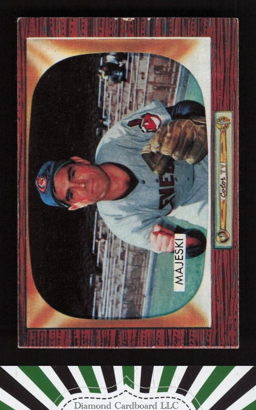 1955 Bowman #127 Hank Majeski EXMT, front