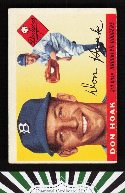 1955 Topps #40 Don Hoak VGEX (MC) f, front